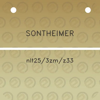 sontheimer-nlt253zmz33