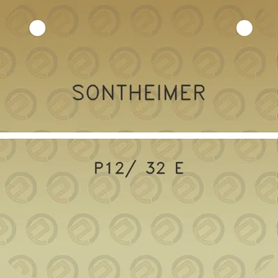 sontheimer-p12-32-e