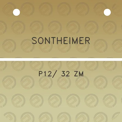 sontheimer-p12-32-zm