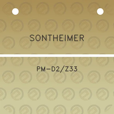 sontheimer-pm-d2z33