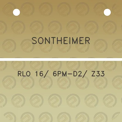 sontheimer-rlo-16-6pm-d2-z33