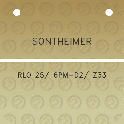 sontheimer-rlo-25-6pm-d2-z33