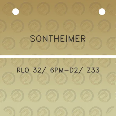 sontheimer-rlo-32-6pm-d2-z33