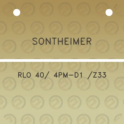 sontheimer-rlo-40-4pm-d1-z33