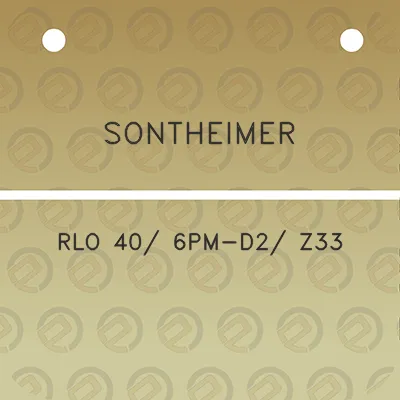 sontheimer-rlo-40-6pm-d2-z33