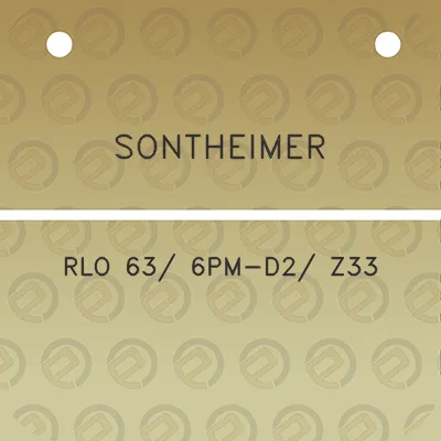 sontheimer-rlo-63-6pm-d2-z33