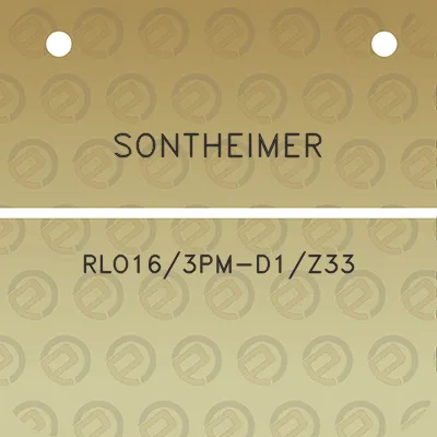 sontheimer-rlo163pm-d1z33