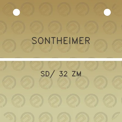 sontheimer-sd-32-zm