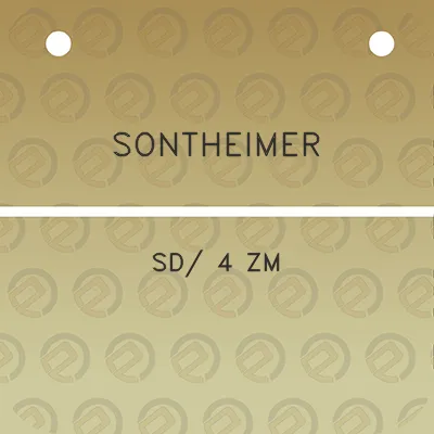 sontheimer-sd-4-zm