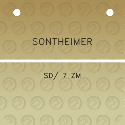 sontheimer-sd-7-zm