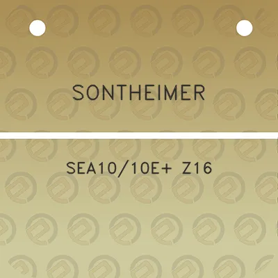 sontheimer-sea1010e-z16