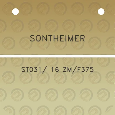 sontheimer-st031-16-zmf375