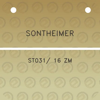 sontheimer-st031-16-zm