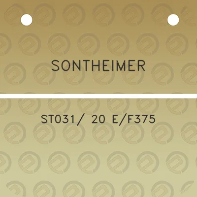 sontheimer-st031-20-ef375