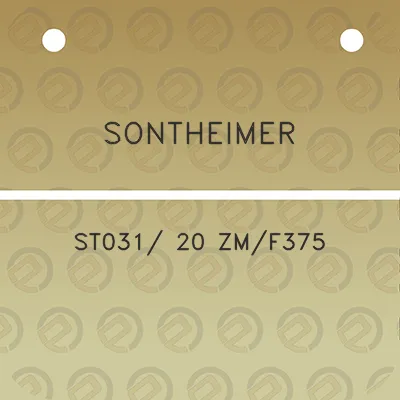 sontheimer-st031-20-zmf375