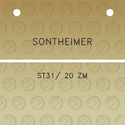 sontheimer-st31-20-zm