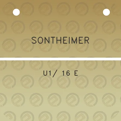 sontheimer-u1-16-e