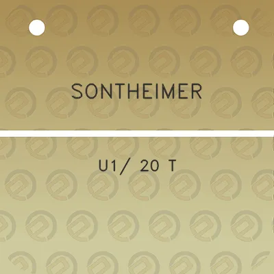 sontheimer-u1-20-t