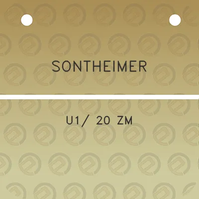 sontheimer-u1-20-zm