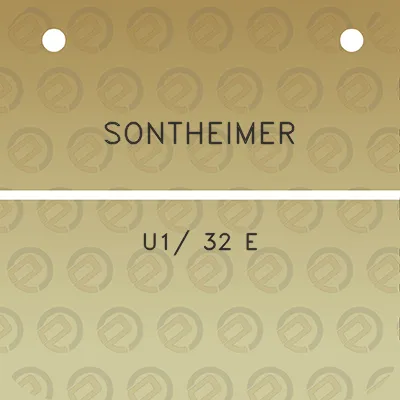 sontheimer-u1-32-e