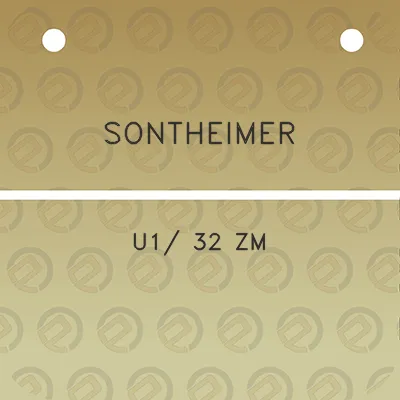 sontheimer-u1-32-zm