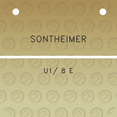 sontheimer-u1-8-e