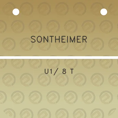 sontheimer-u1-8-t