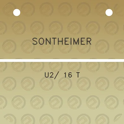 sontheimer-u2-16-t