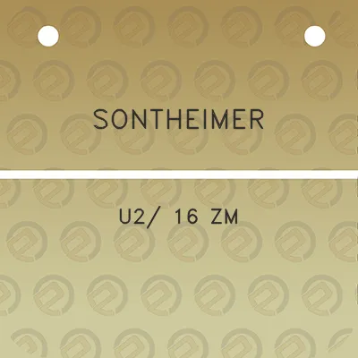 sontheimer-u2-16-zm