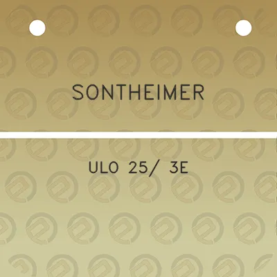 sontheimer-ulo-25-3e