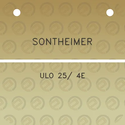 sontheimer-ulo-25-4e