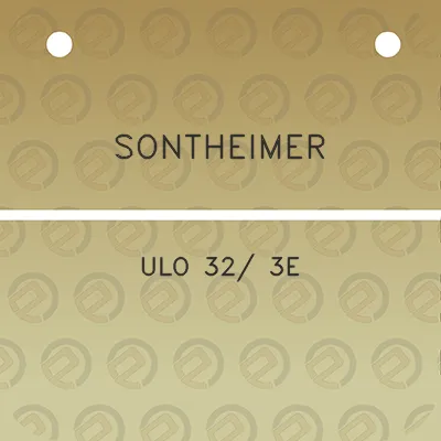 sontheimer-ulo-32-3e