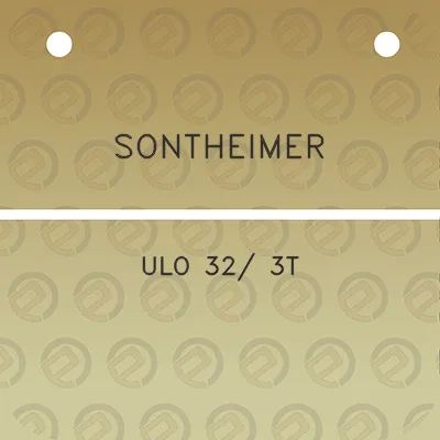 sontheimer-ulo-32-3t