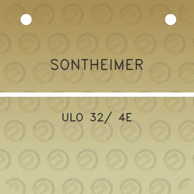 sontheimer-ulo-32-4e