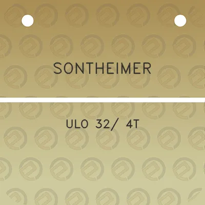 sontheimer-ulo-32-4t