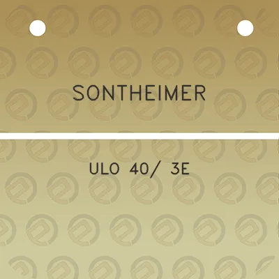 sontheimer-ulo-40-3e