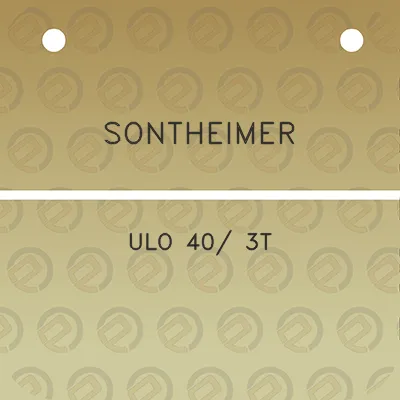 sontheimer-ulo-40-3t