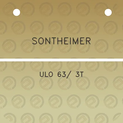 sontheimer-ulo-63-3t