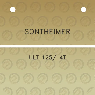 sontheimer-ult-125-4t