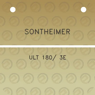 sontheimer-ult-180-3e