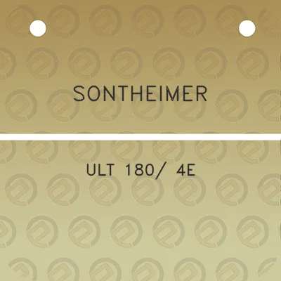 sontheimer-ult-180-4e