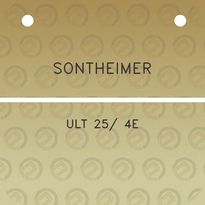 sontheimer-ult-25-4e