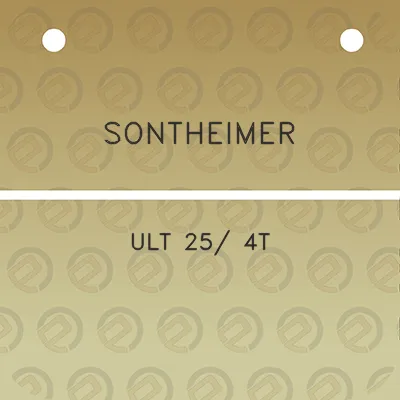 sontheimer-ult-25-4t