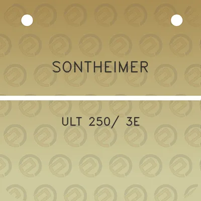 sontheimer-ult-250-3e