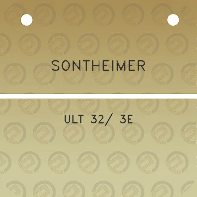 sontheimer-ult-32-3e