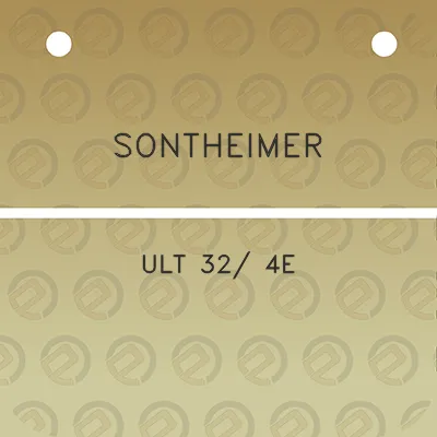 sontheimer-ult-32-4e