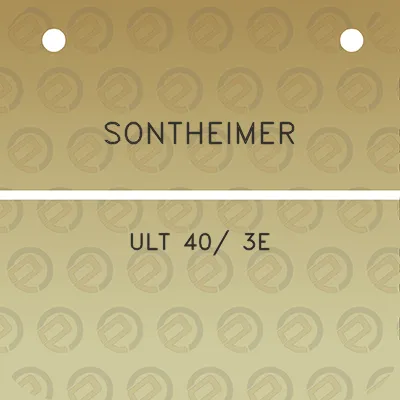 sontheimer-ult-40-3e