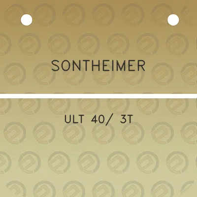 sontheimer-ult-40-3t