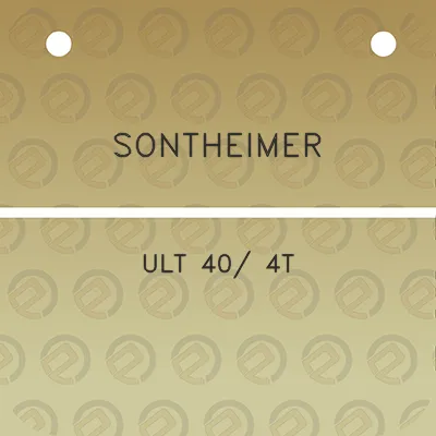 sontheimer-ult-40-4t