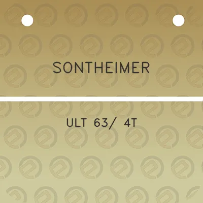 sontheimer-ult-63-4t